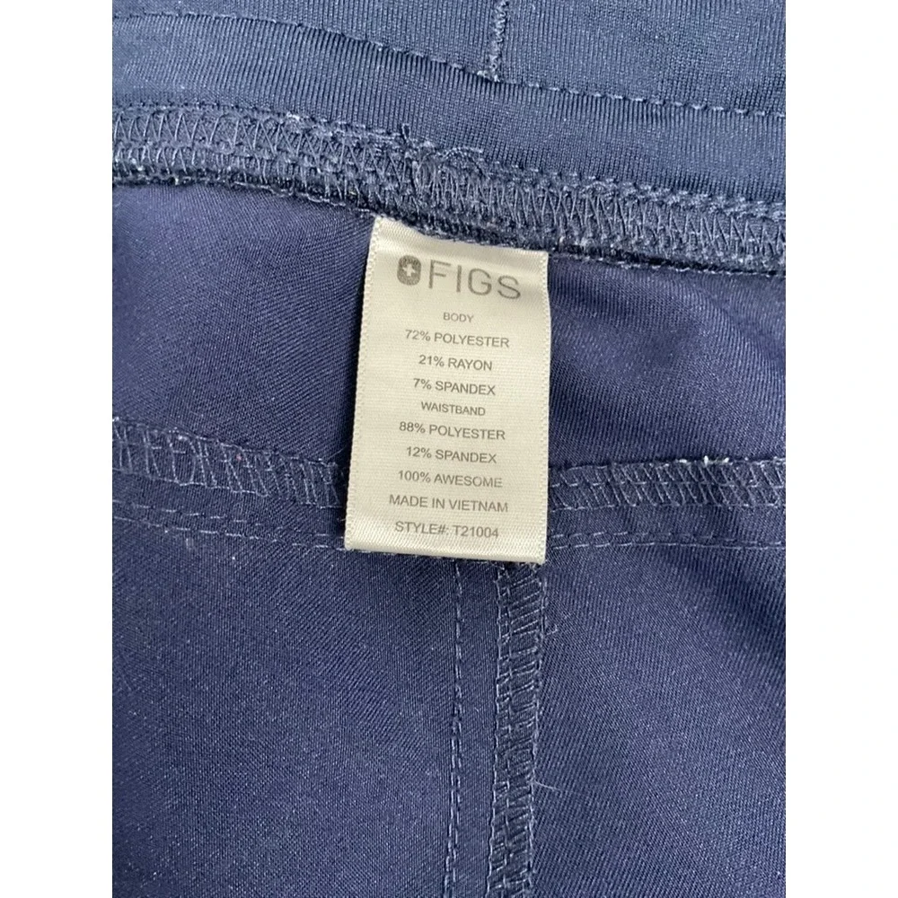 FIGS Technical Collection Men's Navy Blue Scrub‎ Pants Size Large Cargo Pocket